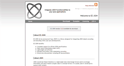Desktop Screenshot of ezjson.ncottin.net